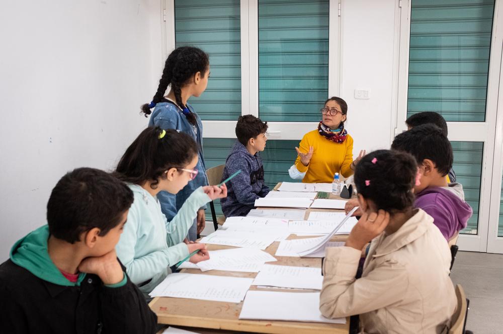 Atelier de théâtre par Lobna Mlika avec les enfants de l'école rue el Marr - médina de Tunis, 2020-2021