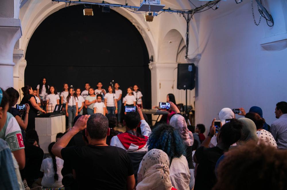 Atelier pour enfants d'éveil musical à L'Art Rue avec Amina Sanhaji, 2021-2022