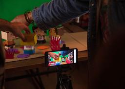 Video - stop motion workshop with Bridges of Creativity in the context of Art&Education programme - Winter Camp, March 2023 at L'Art Rue.