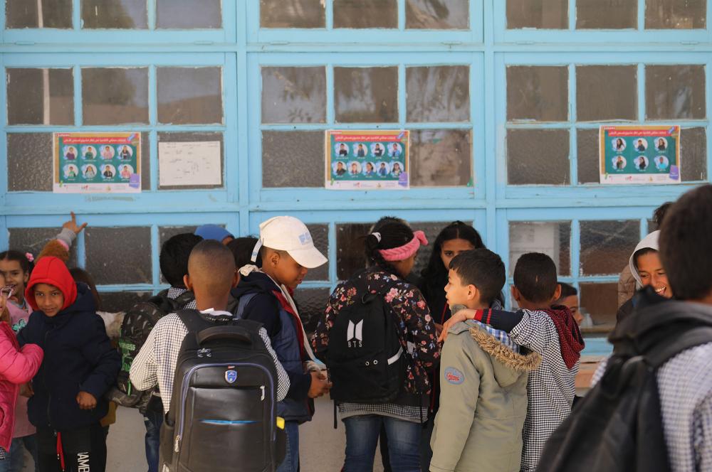 Qismi Al Ahla, primary school known as Avenue de la République - Kebili, civic workshop and elections, 2022-2023
