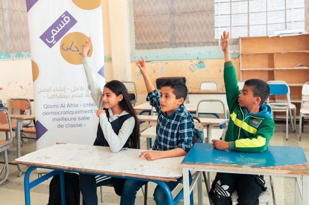 Qismi Al Ahla, primary school called Avenue de la République - Kebili, children's jury, 2022-2023