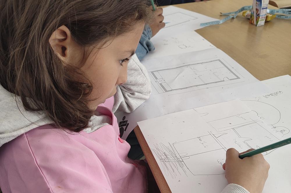 Qismi Al Ahla, primary school known as Avenue de la République - Kébili, archtectural design workshop, 2023