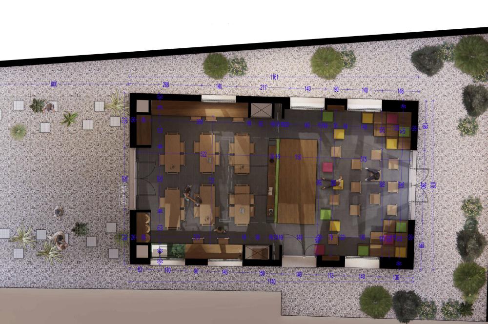 Qismi Al Ahla, primary school on Avenue de la République - Kébili, architectural design workshop, 2023