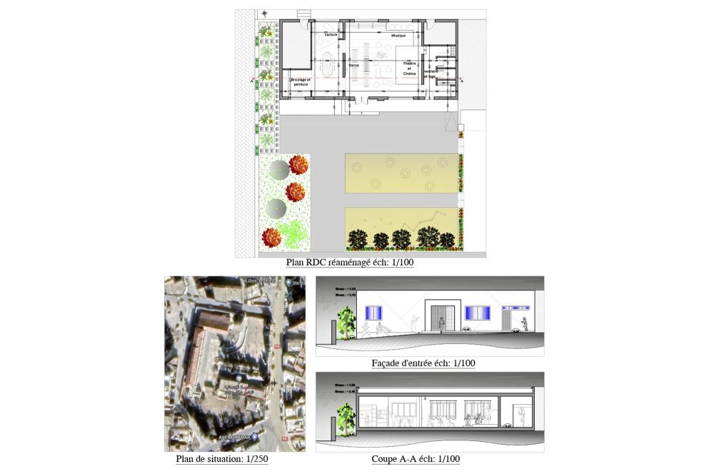 Ecole primaire Chaker - Makther / Siliana, atelier de conception architecturale, 2023