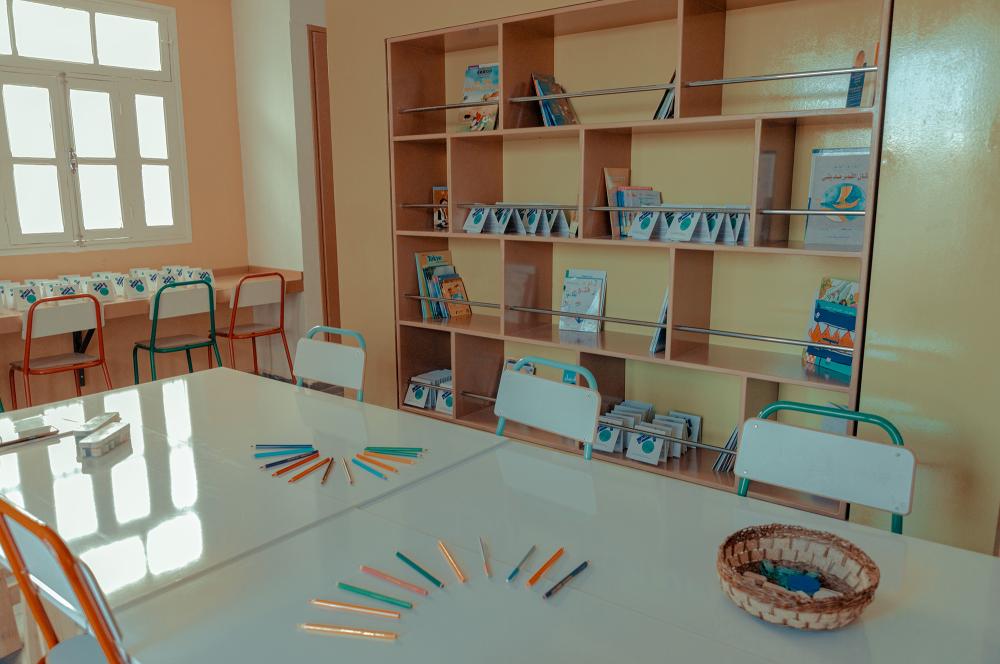 Qismi Al Ahla, primary school known as Avenue de la République - Kebili, transformation of the space, 2022-2023